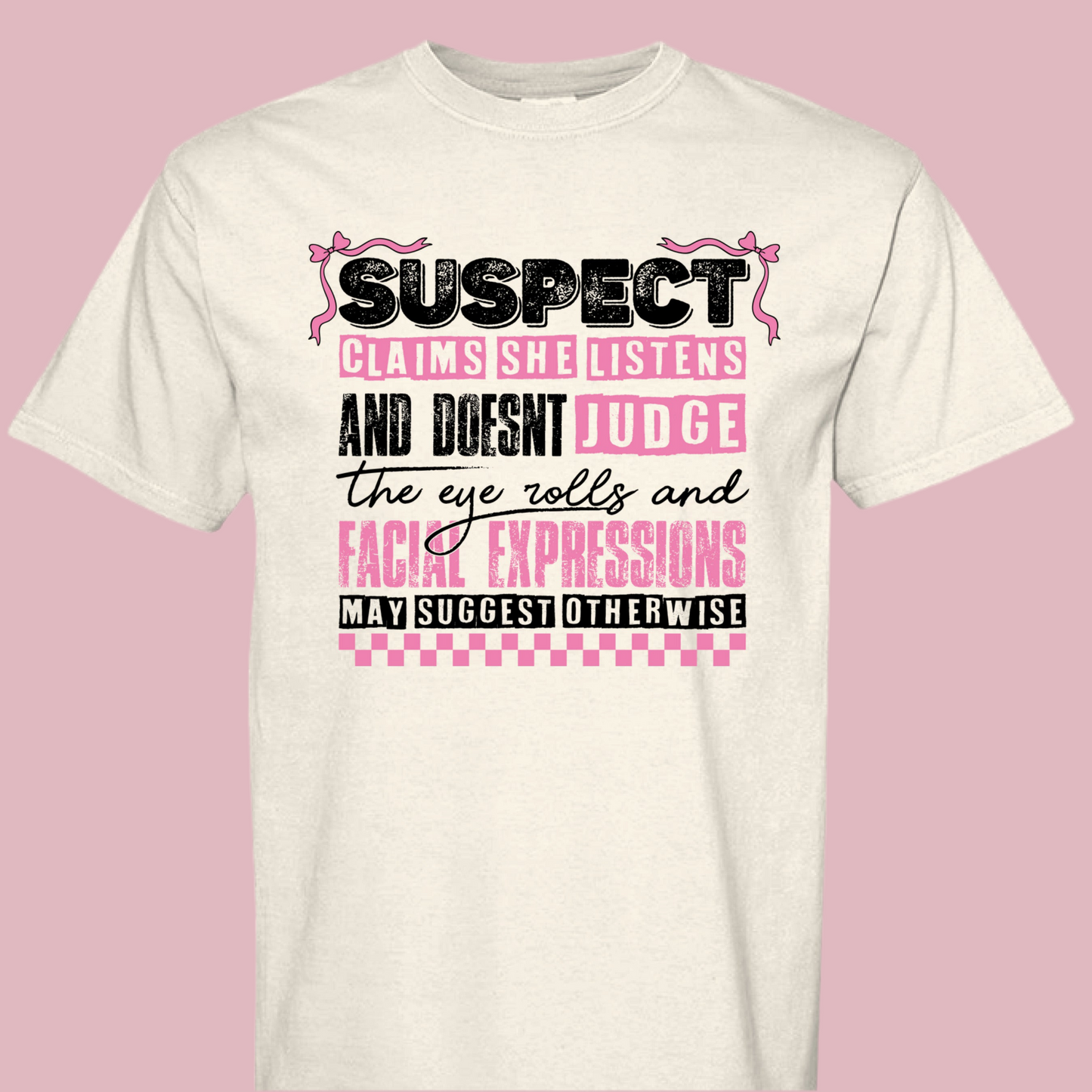 Suspect Doesn't Judge