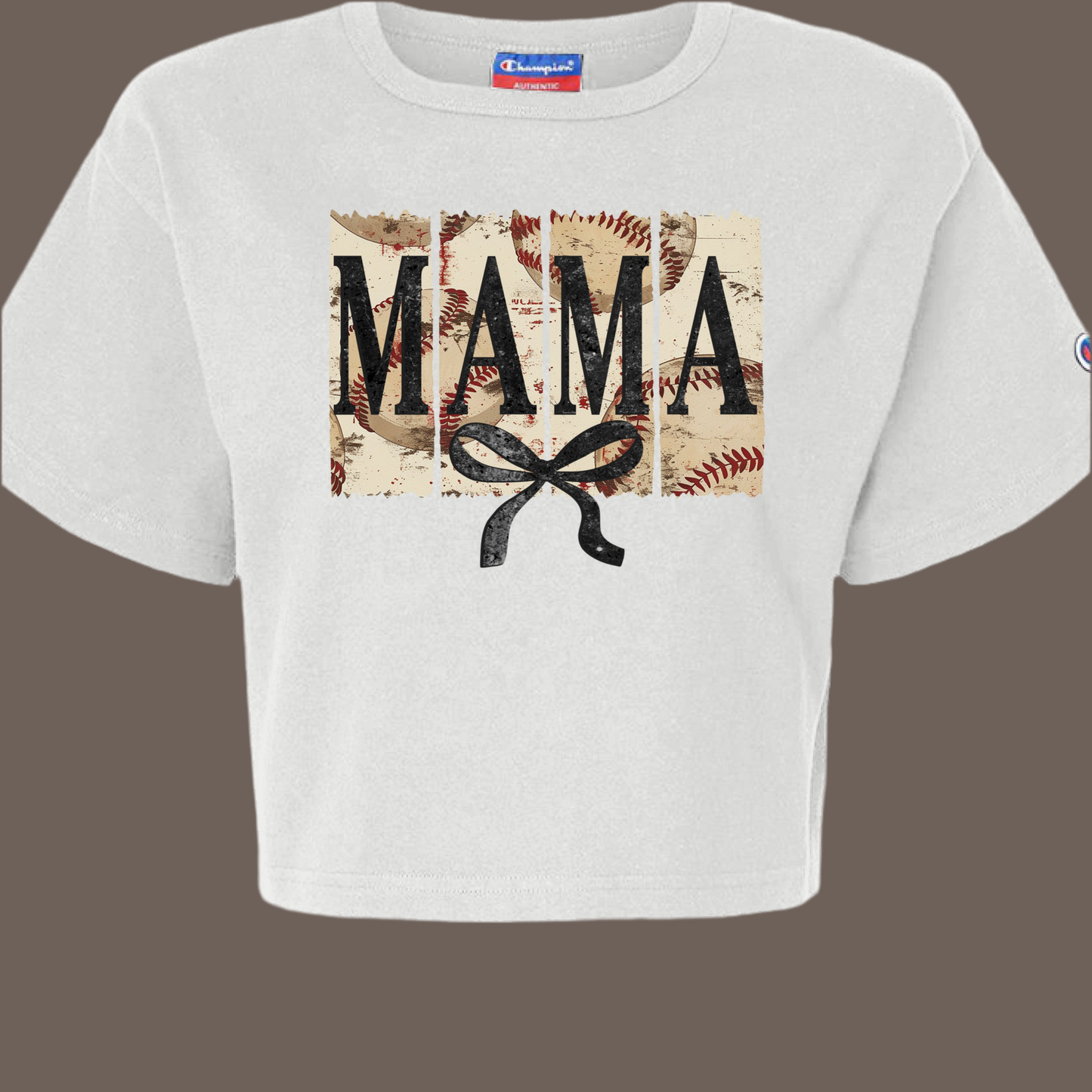Vintage Baseball Mama (Cropped)