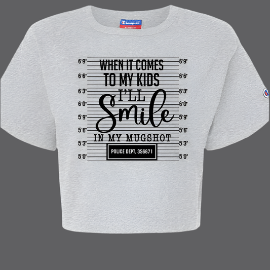 Mugshot Cropped Jersey Tee