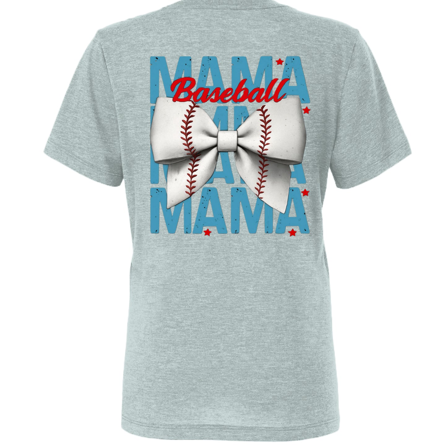 Dusty Blue Triblend - BACK